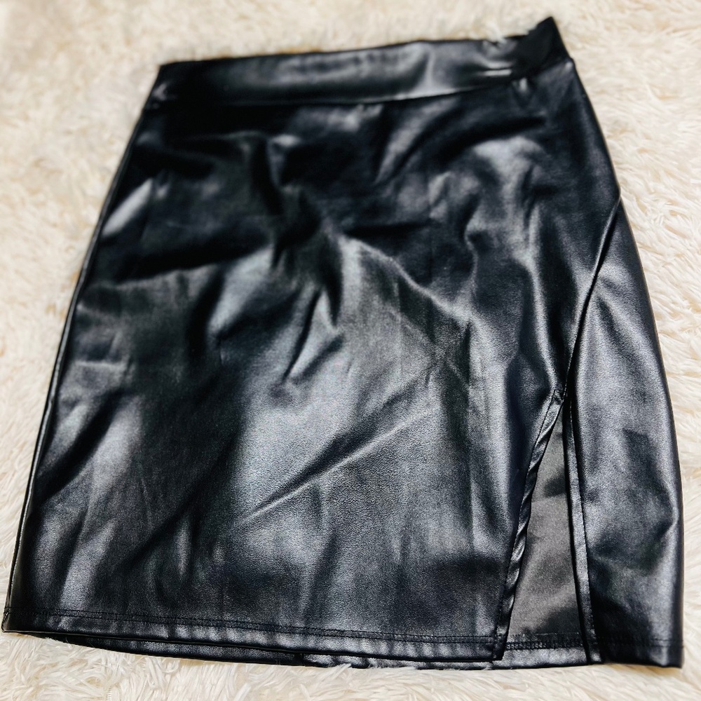 Pleather Skirt